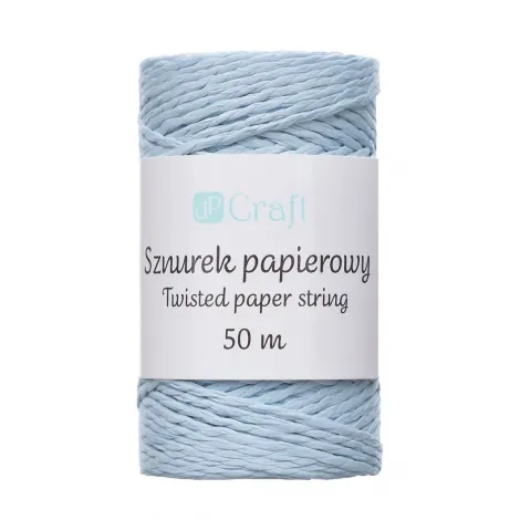 Sznurek papierowy dpCraft skręcany Niebieski, 50m